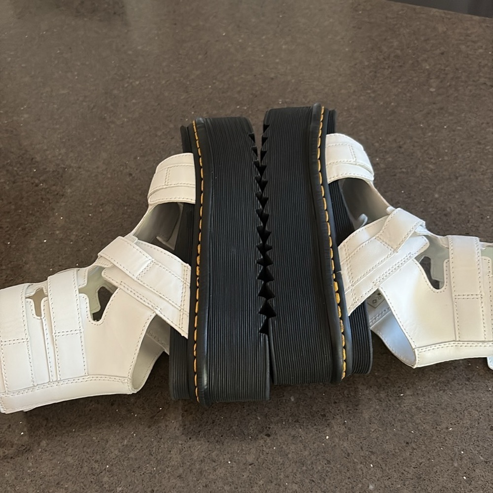 Dr.Martens Giavanna Leather Platform Sandals 7 - Picture 6 of 15